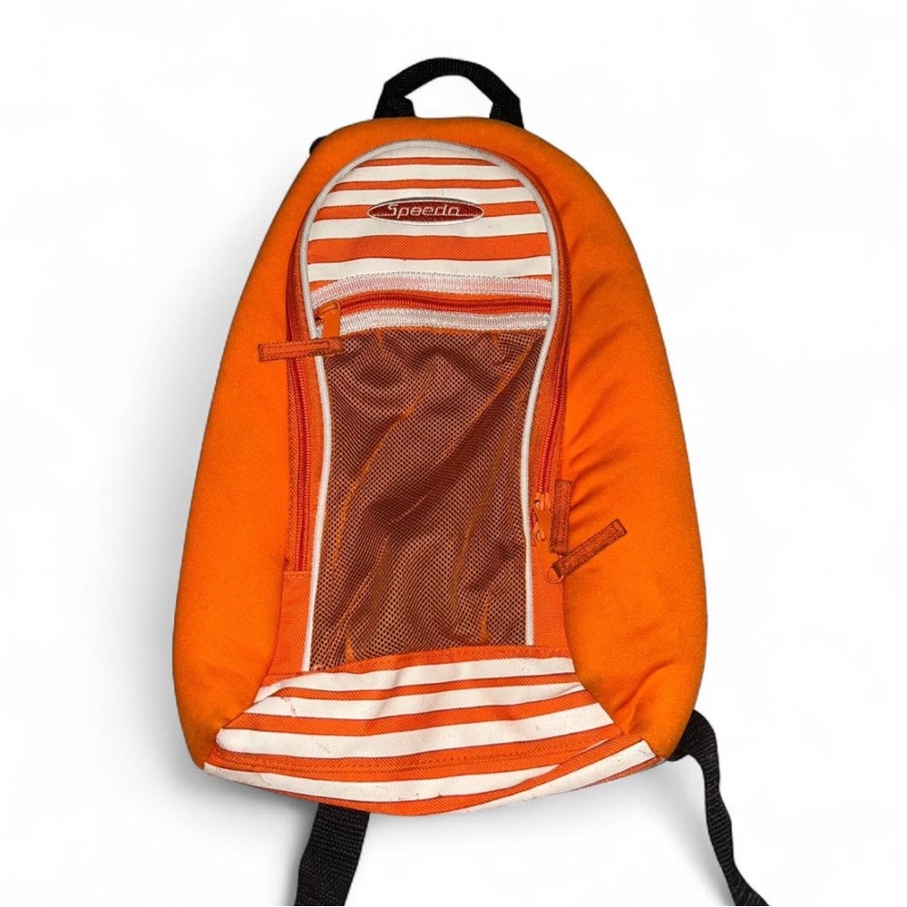Speedo Orange Striped Men's Outdoor Active Backpack